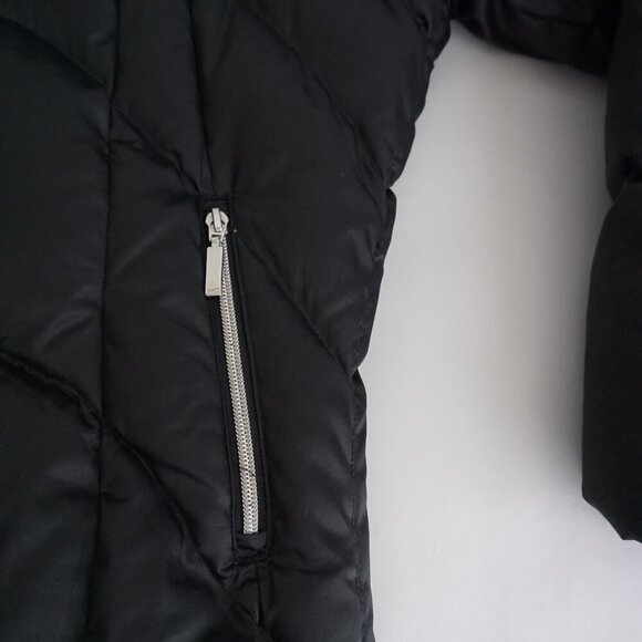 Vintage Y2K Nike Black Puffer Duck Down Feather Insulated Jacket Xl (16-18) - Picture 4 of 16